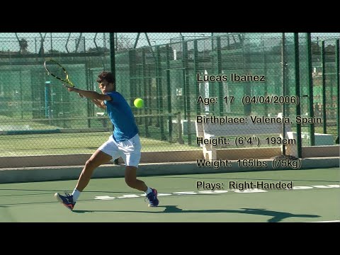 Lucas Ibañez - College tennis recruiting video Fall 2024