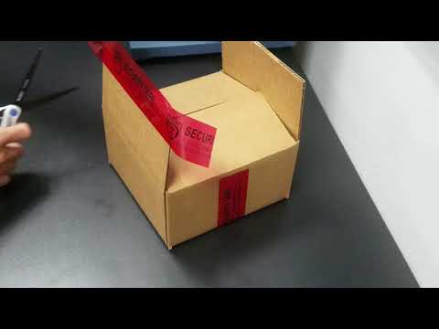 TamperPack Tamper Evident Security Tape for Shipping Boxes