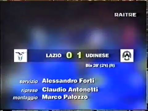 1996-97 (2a - 15-09-1996) Lazio-Udinese 0-1 [Bia(R)] Servizio D.S.Rai3