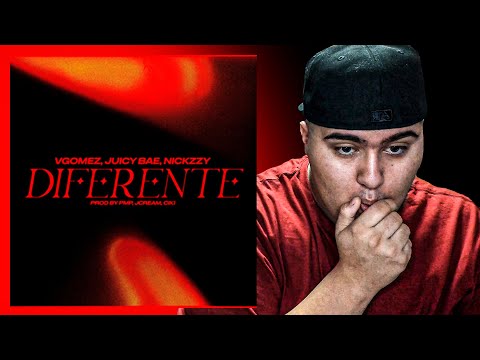 REACCIÓN VGOMEZ, JUICY BAE, NICKZZY - DIFERENTE (Official Video)