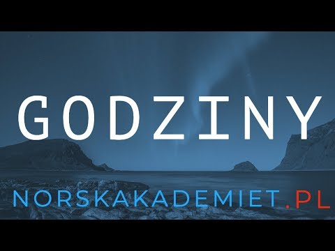 🇳🇴Język norweski🇳🇴: Która jest godzina? (lektor norweski)