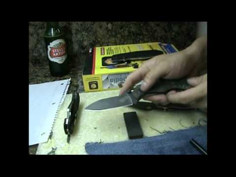 Cut Test & Sharpening Tips for s30v cts20cp cpm154cm