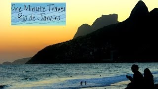 One Minute Travel:  Rio de Janeiro - YouTube