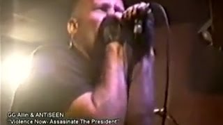 GG Allin &amp; Antiseen - Violence Now (Music Video)