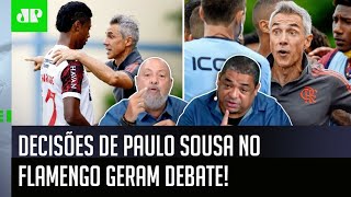 Decisões de Paulo Sousa no Flamengo fazem debate ferver: ‘Vai fazer isso? Vai tomar pau’