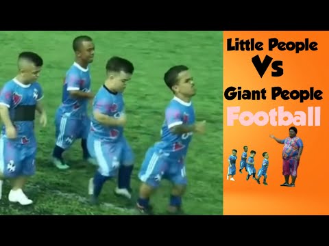 Little People Vs. Giant People- Football ⚽️
