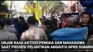 Download lagu Unjuk Rasa Saat Pelantikan Anggota DPRD Subang Hampir Ricuh mp3