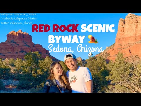 RED ROCK SCENIC BYWAY 🏜| SEDONA, ARIZONA 🌵 | MILITARY COUPLE TRAVELS 🚘⚓️ #PCSing