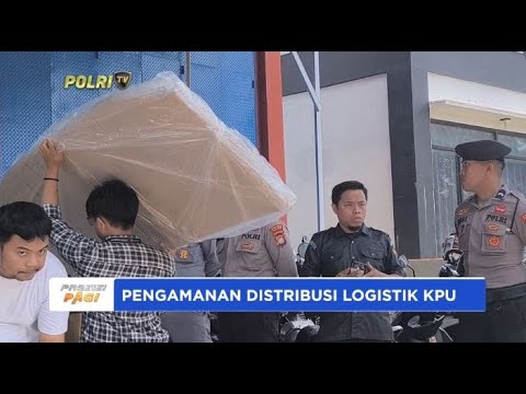 POLRES MAJENE PENGAMANAN DISTRIBUSI LOGISTIK KPU