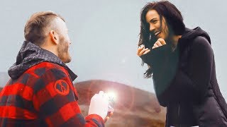 WORLDS MOST EPIC PROPOSAL!! FLEW ENTIRE FAMILY IN!