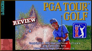 PGA Tour Golf - on the SEGA Genesis / Mega Drive - with Commentary !!