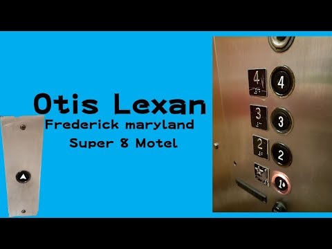 Otis Lexan elevator Super 8 motel Frederick Maryland