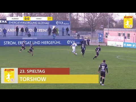 Torshow 23. Spieltag LOTTO Hessenliga 2022/2023