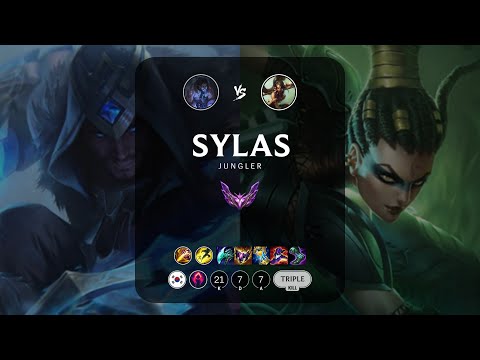 Sylas Jungle vs Nidalee - KR Master Patch 13.8