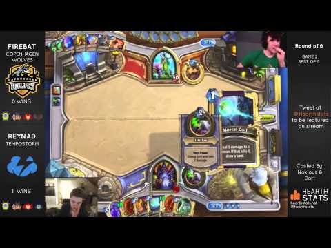 Firebat vs Reynad Part 1 - Top 8 Hearthstats Invitational