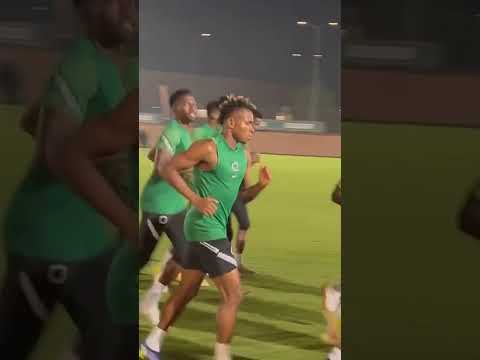 Nigeria vs Tunisia training session. Afcon 2022