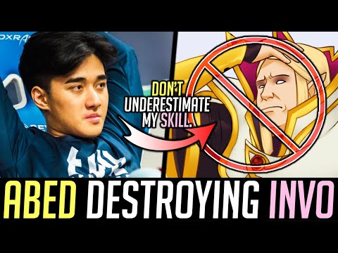 Abed destroying INVOKER in unexpected way - 200 IQ GAME! DOTA 2