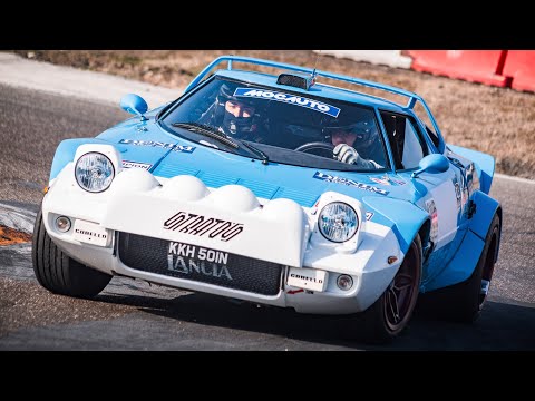 Erik Comas on a 1974 Lancia Stratos - Test and Sound