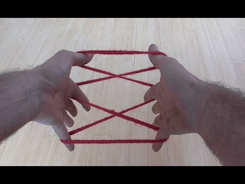 Learn How To Do Opening A String Figure/String Trick - Easy Step By Step