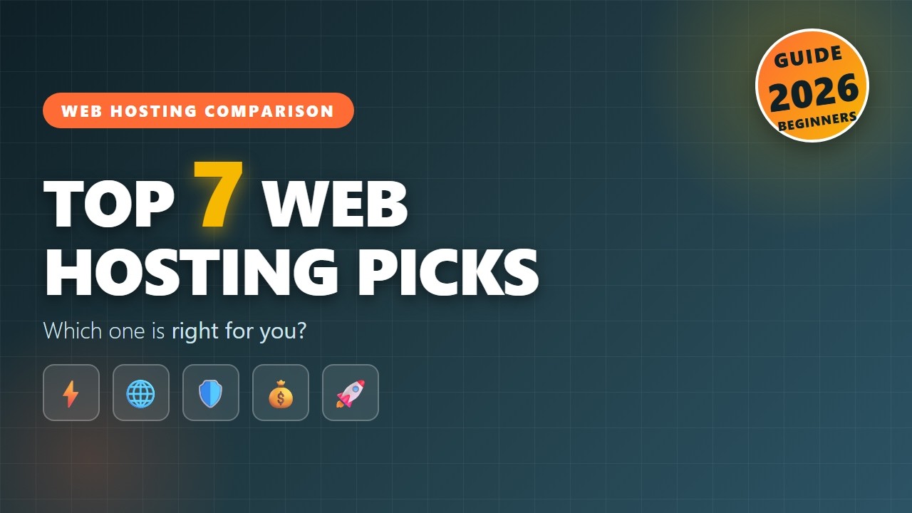 Top 7 Web Hosting Providers 2026: Which One Should You Pick for Your Website or Blog?