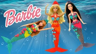 Play Doh Barbie Midge Raquelle Mermaids ( Barbie Life in The Dreamhouse)  Play-Doh Craft N Toys