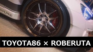 【ROBERUTA】愛車のTOYOTA86にロベルタカップを装着！！