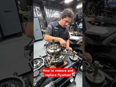 How to Remove and replace Flywheel #harleydavidsonmotorcycles #motorcycle #harleys #bike #harleylife