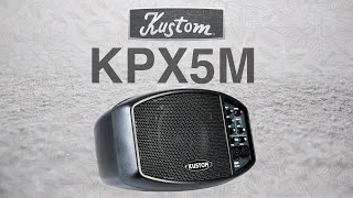 Video thumbnail for Kustom KPX5M - Active Mini Monitor by KUSTOM AMPLIFICATION