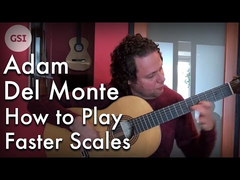 Adam Del Monte - How to Play Faster Scales: Flamenco Guitar at Guitar Salon International