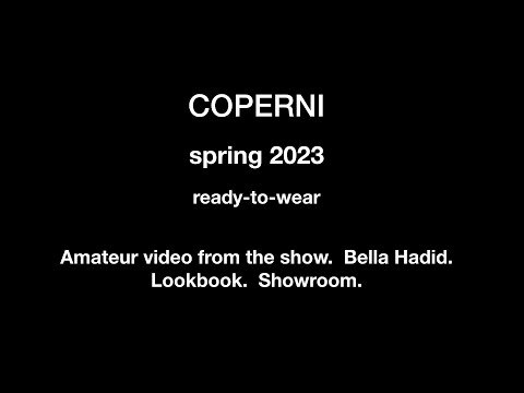 Coperni spring 2023. Bella Hadid.