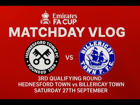 First Time with the Pitmen! FA Cup 3rd Qualifying Round | Hednesford Town vs Billericay Town