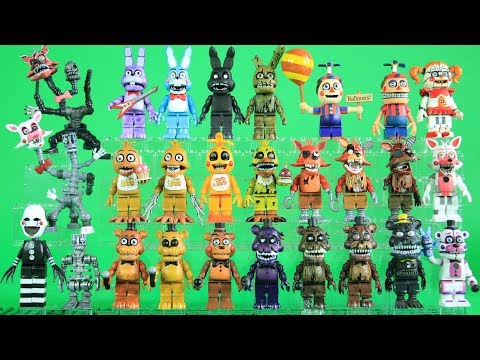 All FNAF Animatronics Collection (2017 Update! Waves 1-3) | McFarlane Toys Five Nights at Freddy's