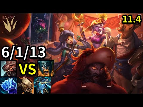 Udyr Jungle vs Olaf - KR Challenger | Patch 11.4