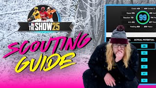 Scouting & Drafting Guide & Walkthrough! How I get DEEP classes! (MLB the Show 25 Franchise)