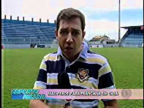 Esporte Record: Mac perde para Francana em casa