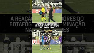 Enquanto do lado do Barcelona era festa, no Botafogo o clima era de tristeza após a eliminação