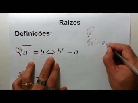 Matemática e Raciocínio Lógico em Minutos - Vídeo 4 - Raízes