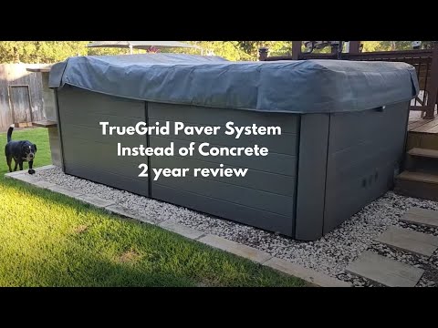 💧 TRUEGRID PRO LITE Pavers as Swim Spa Base | Heavy-Duty DIY Outdoor Foundation (72 sq ft Review)