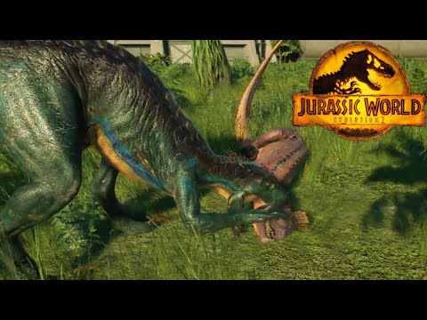 Indoraptor VS Cryolophosaurus | Jurassic World Evolution 2 | RedFisch