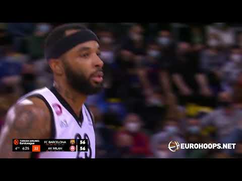FC Barcelona - AX Armani Exchange Milan 73-75: Malcolm Delaney (15 points on 4/5 3PT)