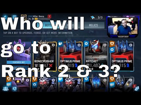 4 Star Bot to Rank 2 & 3  l  Transformers Forged To Fight