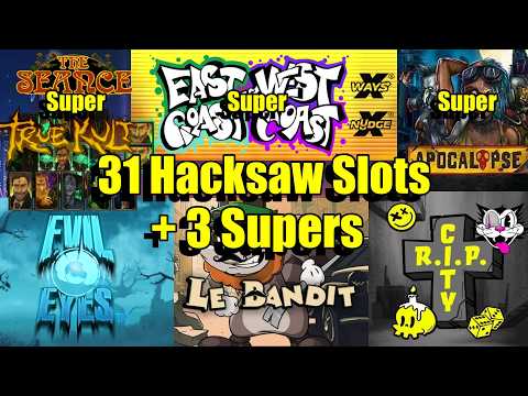 Thumbnail for video: Hacksaw Random Wheel, 31 Hacksaws in Total + East Coast vs West Coast Super, Apocalypse Super & More