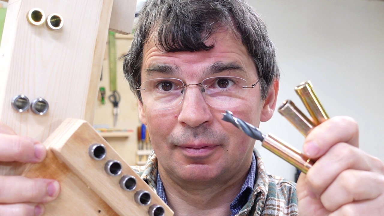 Drill bushings for making durable custom wooden doweling jigs