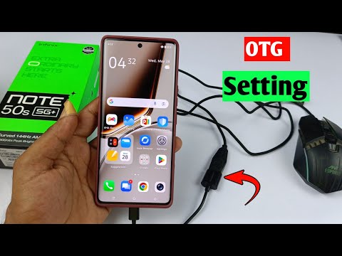 Infinix note 50s OTG setting | infinix note 50s me OTG connect kaise kare ?