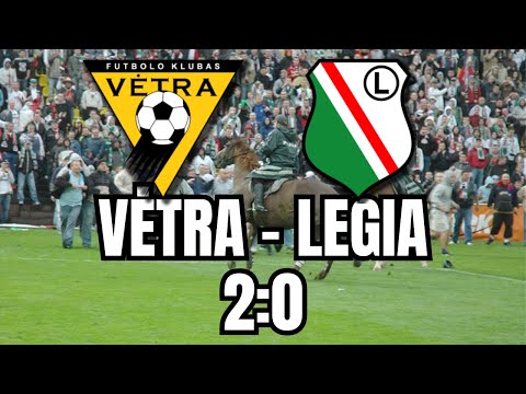 UEFA Intertoto cup | FK Vetra Vilnius - Legia 2:0 2007 08 07 match abandoned due to fans riot