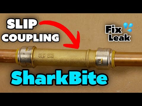 How To Install Sharkbite Slip Coupling Easy Simple
