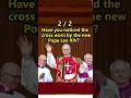 Have you noticed the cross worn by the new Pope Leo XIV?#shortvideo #shorts #news #popefrancis #pope