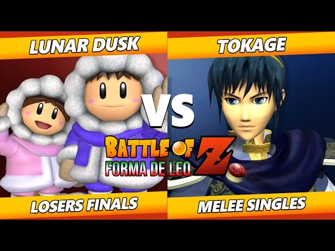 Battle of Z Losers Finals - Lunar Dusk (Ice Climbers) Vs. Tokage (Marth) Smash Melee Tournament
