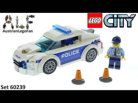 Vidéo LEGO City 60239 : La voiture de patrouille de la police