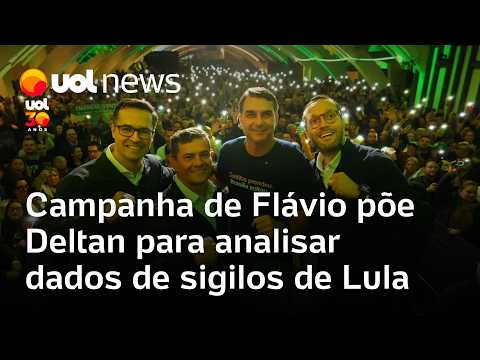 Flávio Bolsonaro escala Deltan Dallagnol para analisar dados de sigilos de Lula e pessoas próximas
